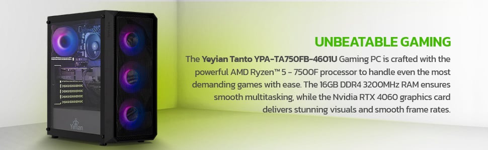 Yeyian Yumi YPA-TA750FB-4601U Gaming Desktop